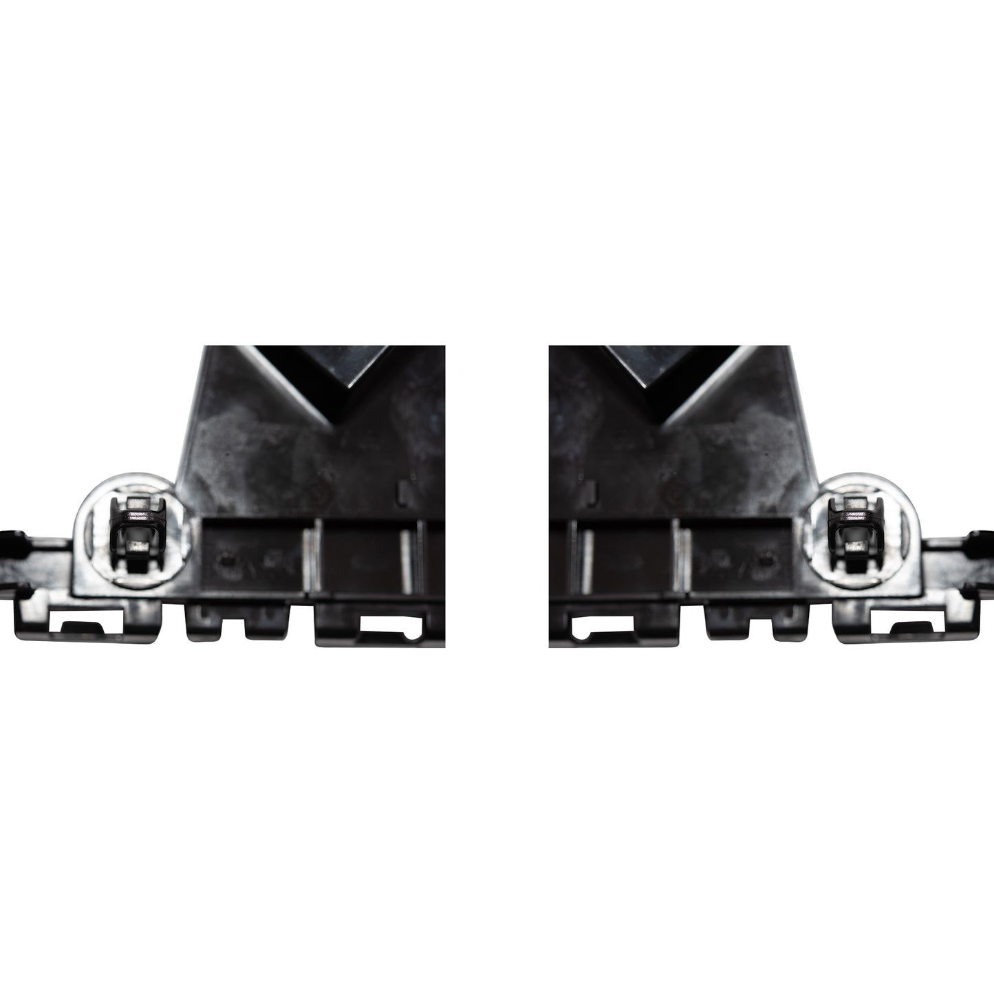 Bumper Cover Side Support Retainer Bracket Set Front Driver Side Left Passenger Side Right For 2021-2024 Mitsubishi Mirage G4 2021-2024 Mitsubishi Mirage