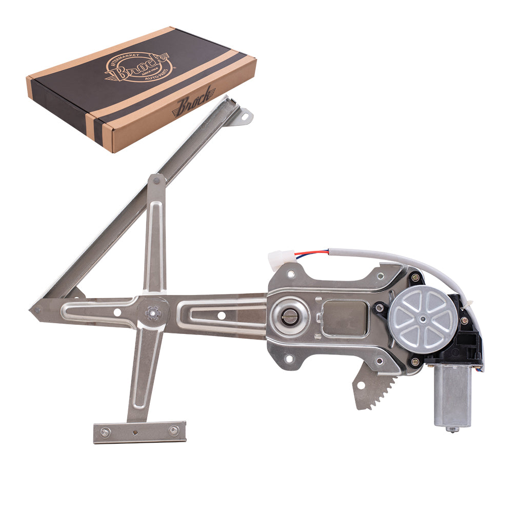 Brock Replacement Rear Passenger Power Window Regulator w/ Motor Compatible with 00-04 Outback Legacy 03-06 Baja