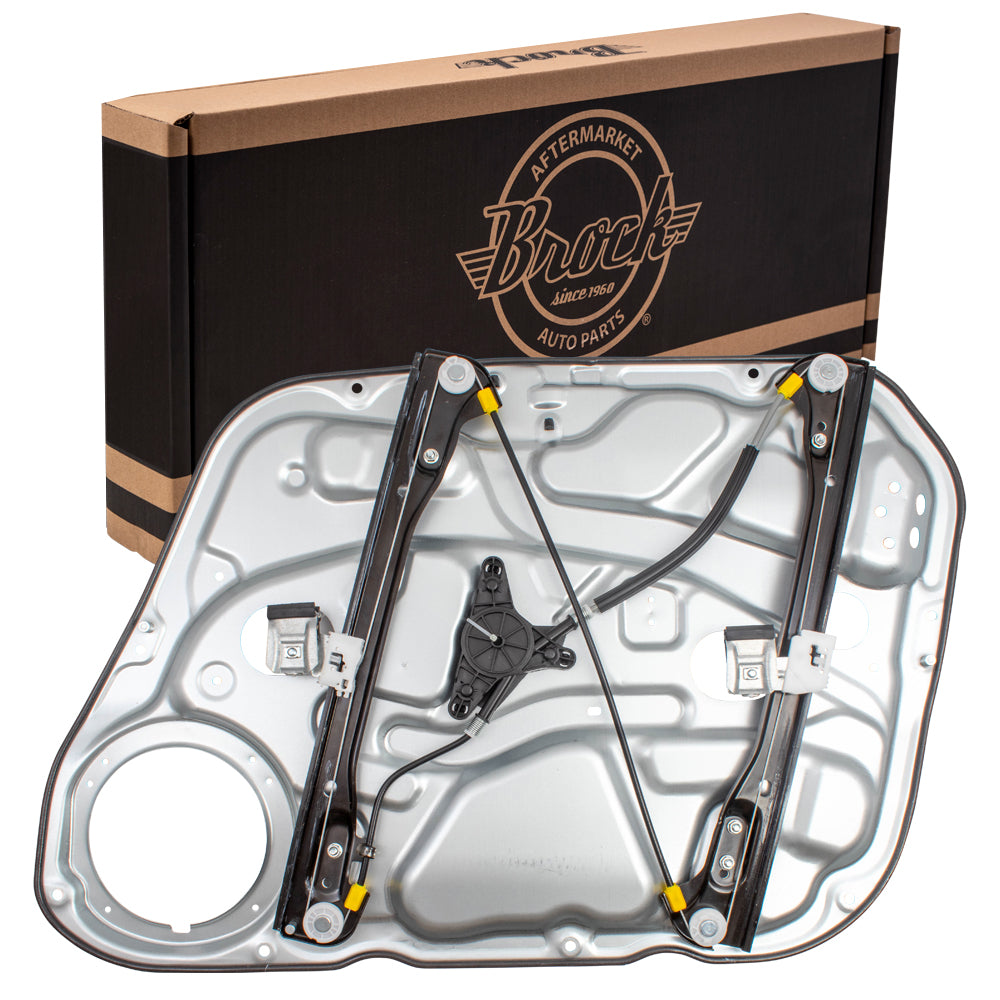 Brock Replacement Drivers Front Power Window Lift Regulator w/ Door Panel Compatible with 09-12 Elantra Wagon 4-Door Hatchback 824712L001 749-348 84584