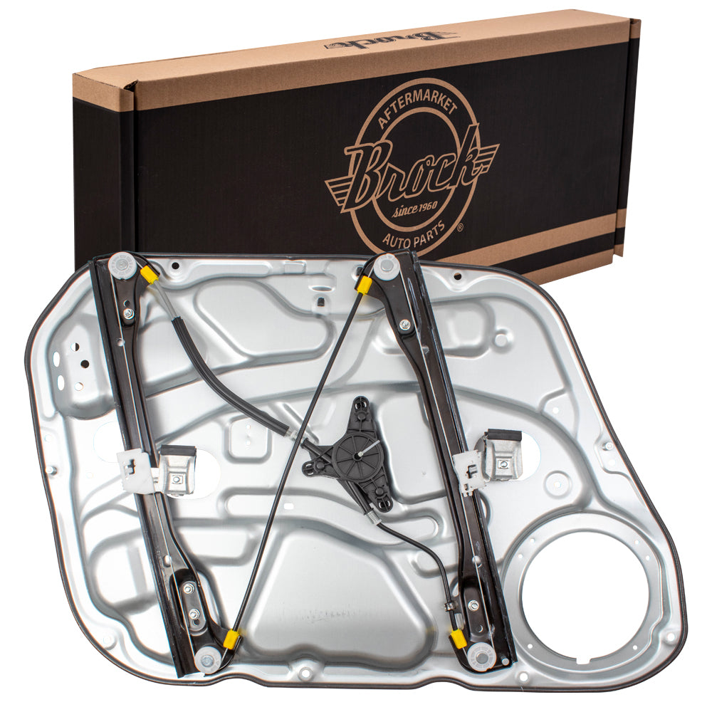 Brock Replacement Passengers Front Power Window Lift Regulator w/ Door Panel Compatible with 09-12 Elantra Wagon 4-Door Hatchback 824812L001 749-349 84585