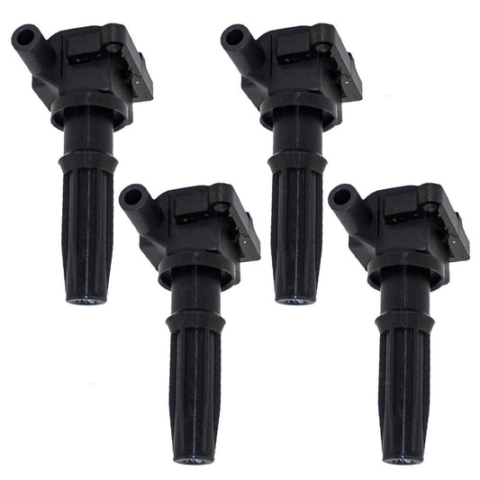 Brock Replacement 4 Piece Set of Ignition Spark Plug Coils Compatible with 1999-2005 Sonata 2.4L 2730138020