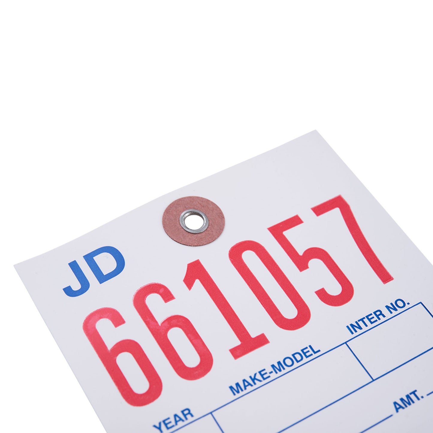 Brock 2-Part Inventory Tags Polyart & Manila Card Stock - 10 5/8 Inch x 3 1/4 with Reinforced Metal Eyelet - Includes Wire-Brock Ballpoint Pen-Brockmark Marker -1000 Tags/Box