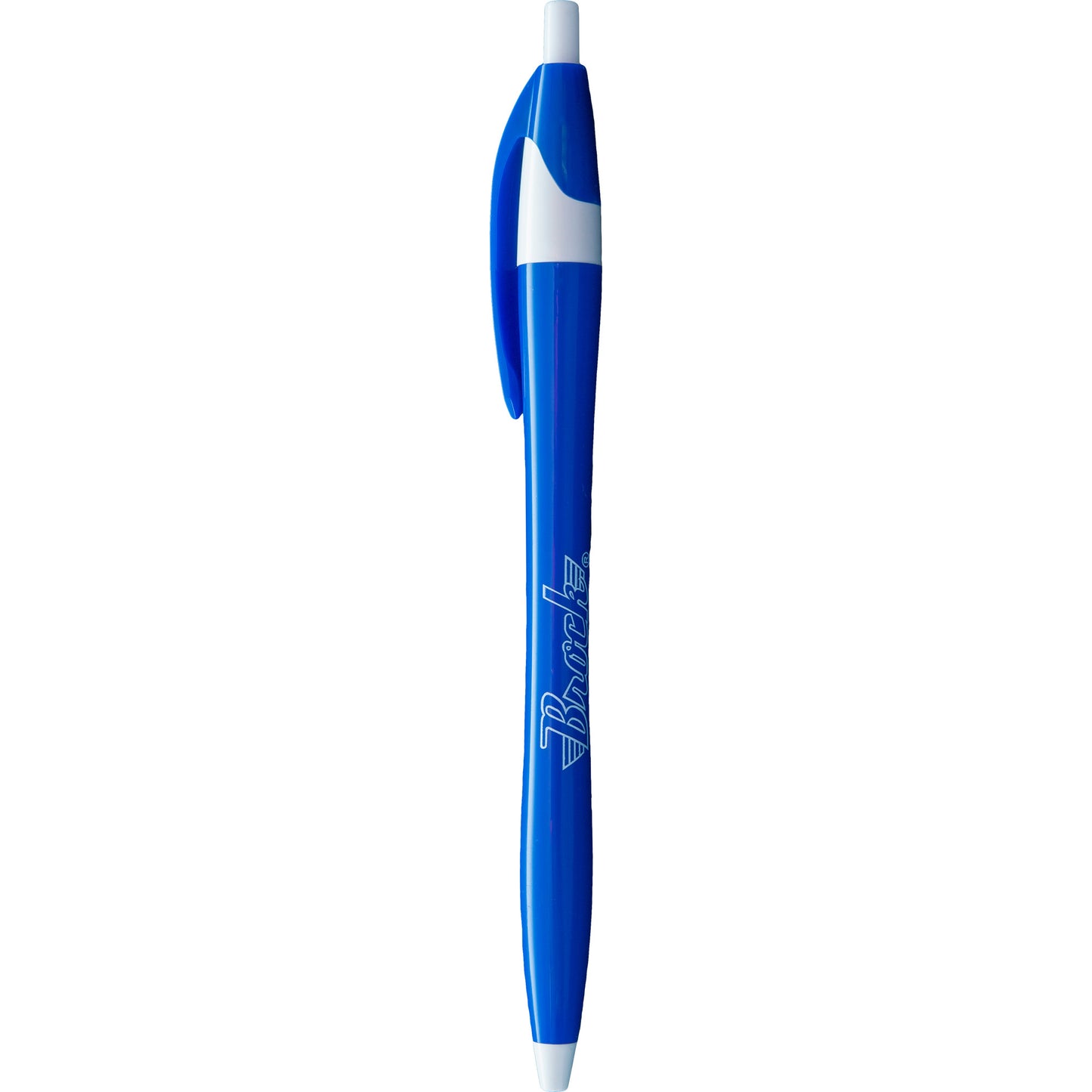 Brock 2-Part Notched Inventory Tags Polyart & Manila Card Stock - 8 1/4 Inch By 3 Inch - With Reinforced Metal Eyelet - Includes Wire-Brock Ballpoint Pen-Brockmark Marker - 1000 Tags/Box