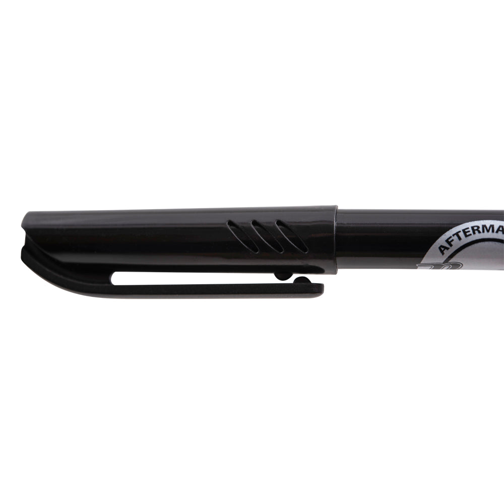 Single Black Brockmark Sharp Solid Permanent Ink Marker Pen Medium Point on Metal Fabric Wood Plastic for Industrial Warehouse Everyday