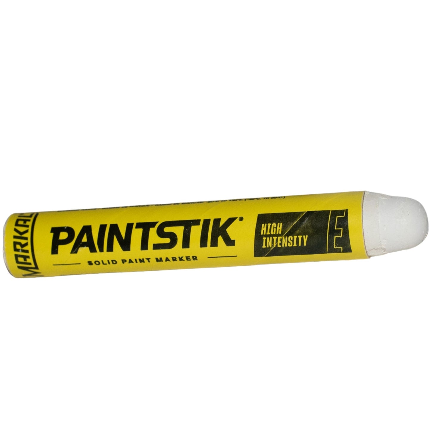 Markal E Paintstiks White - High Intensity Solid Paint Marking Crayon - Multi-Surface - Fast Drying - Wear & Water Resistant For Dimly Lit Areas - Dozen