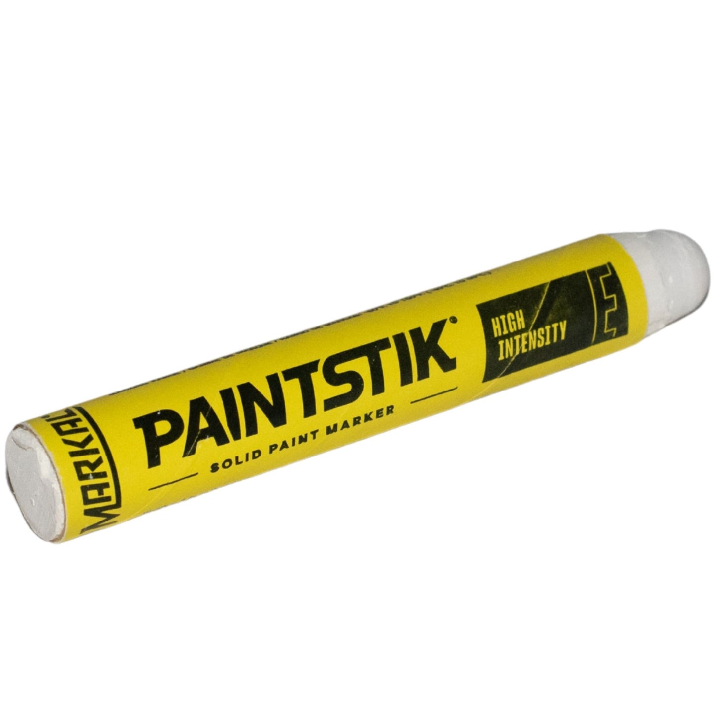 Markal E Paintstiks White - High Intensity Solid Paint Marking Crayon - Multi-Surface - Fast Drying - Wear & Water Resistant For Dimly Lit Areas - Dozen