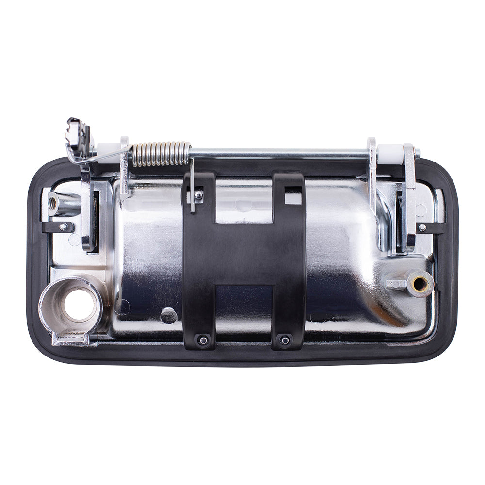 Brock Replacement Drivers Front Outside Outer Chrome Specialty Door Handle Compatible with Pickup Truck 15708043