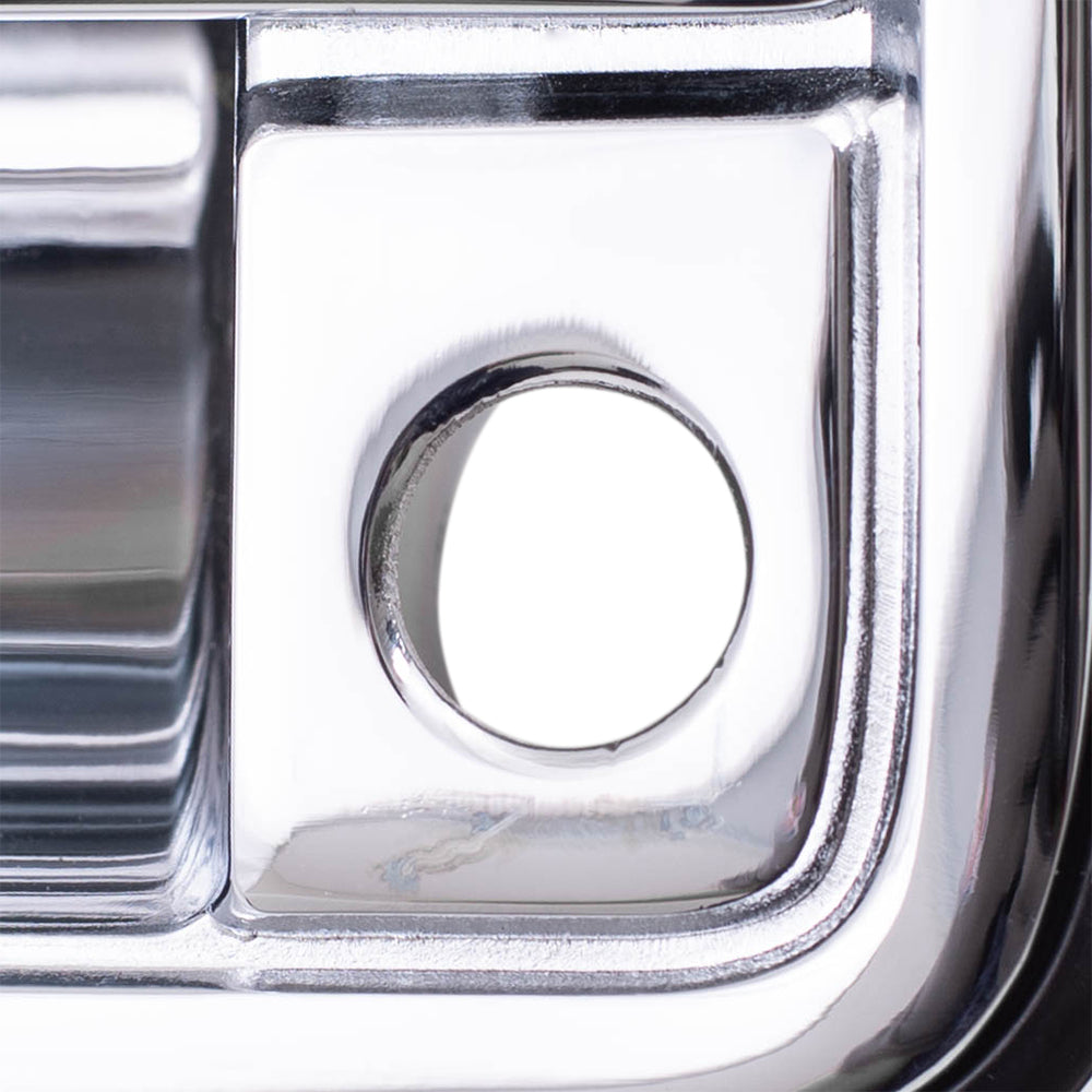 Brock Replacement Drivers Front Outside Outer Chrome Specialty Door Handle Compatible with Pickup Truck 15708043