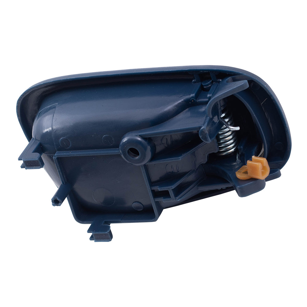 Brock Replacement Driver and Passenger Inside Inner Blue Door Handles Compatible with 98-02 Corolla Prizm