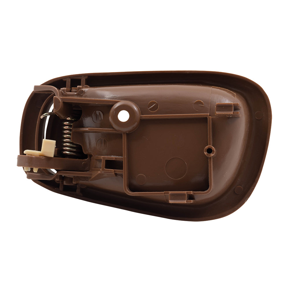 Inside Door Handle for 98-02 Toyota Corolla Chevy Prizm Passengers Dark Brown