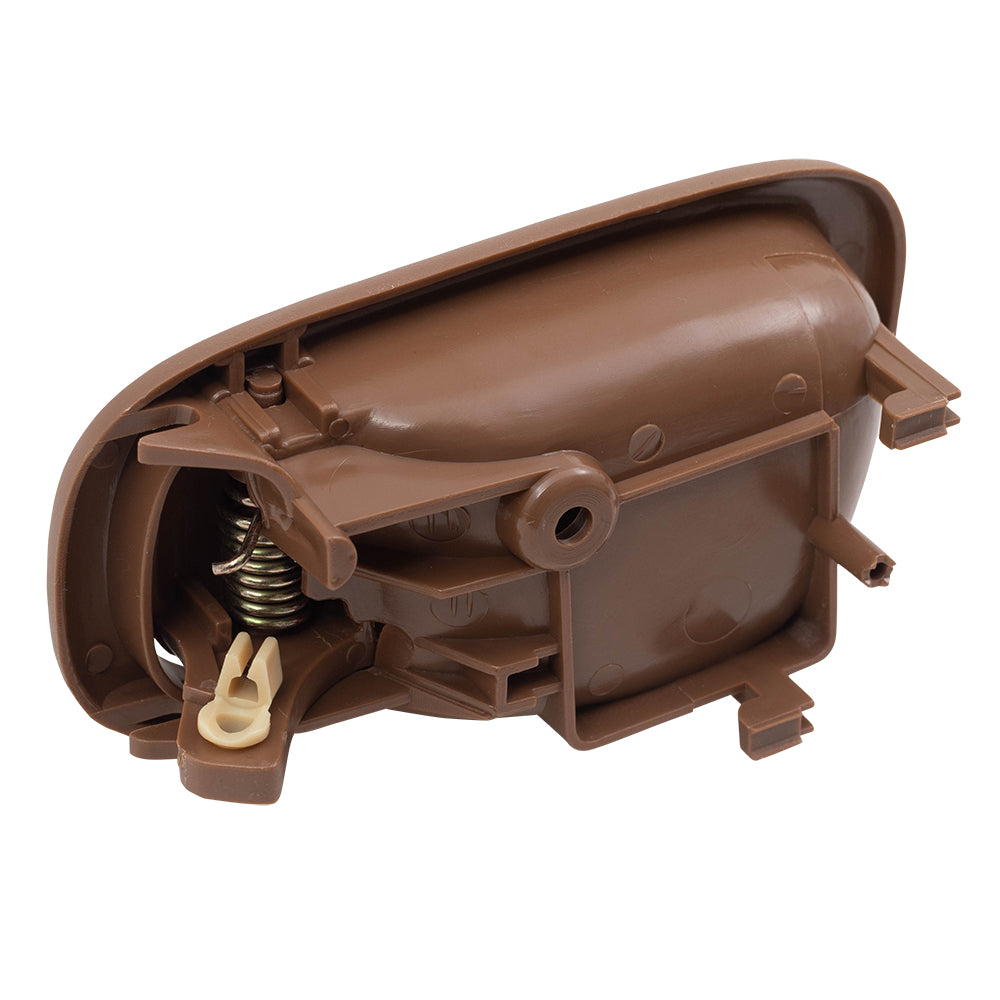 Inside Door Handle for 98-02 Toyota Corolla Chevy Prizm Passengers Dark Brown