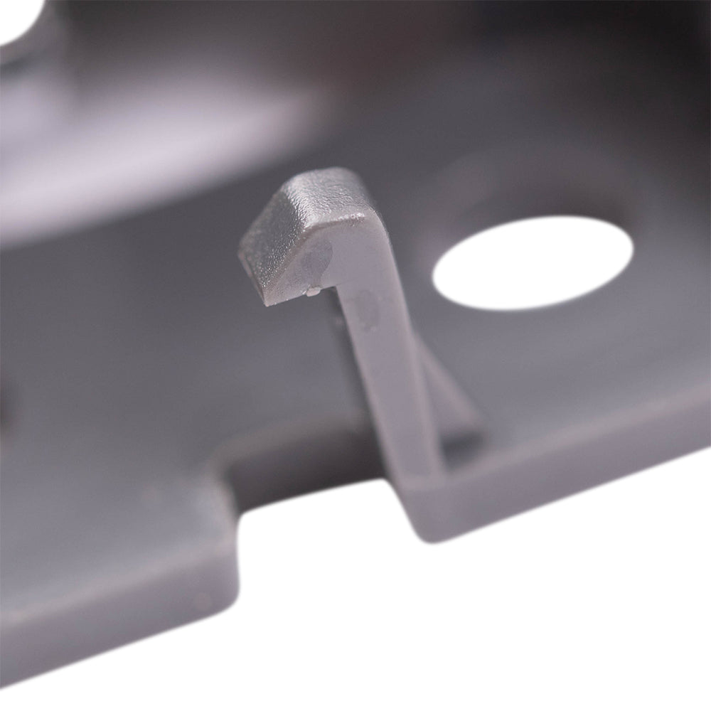 Brock Replacement Pair of Inside Inner Gray with Chrome Door Handles Compatible with 1986-1997 Pickup Truck 8067015G00
