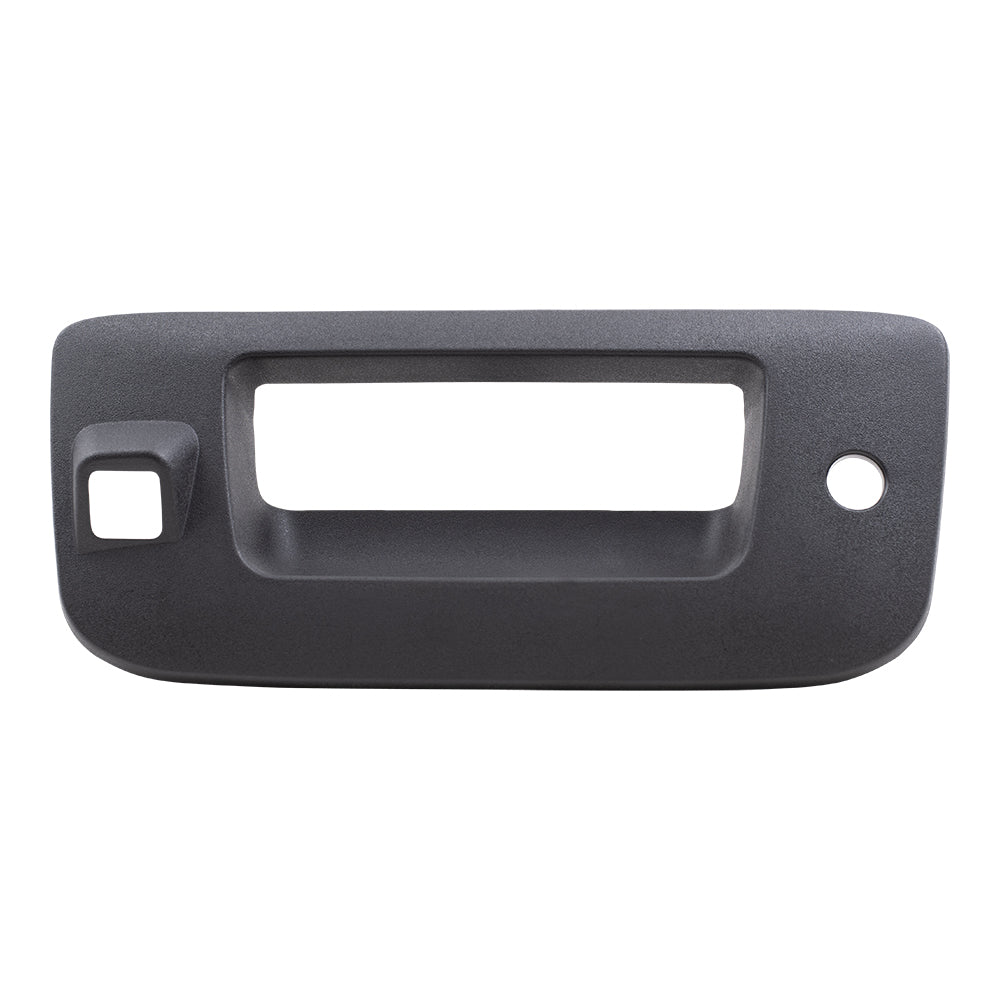 07-14 Silverado Sierra Pickup Tailgate Handle Trim Bezel Rear View Camera Hole