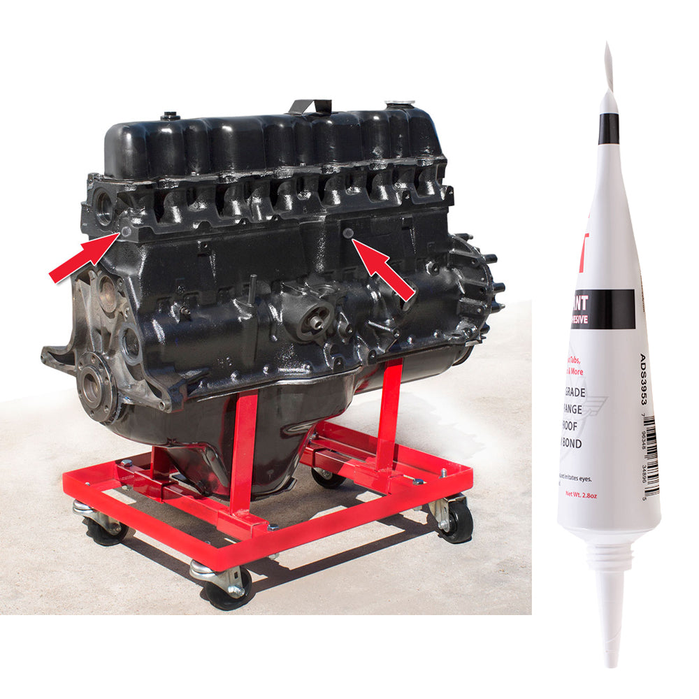 EngineHeatTabs Gasoline/Petrol Engine Heat Tabs 100/Tube and 2.8 oz Adhesive