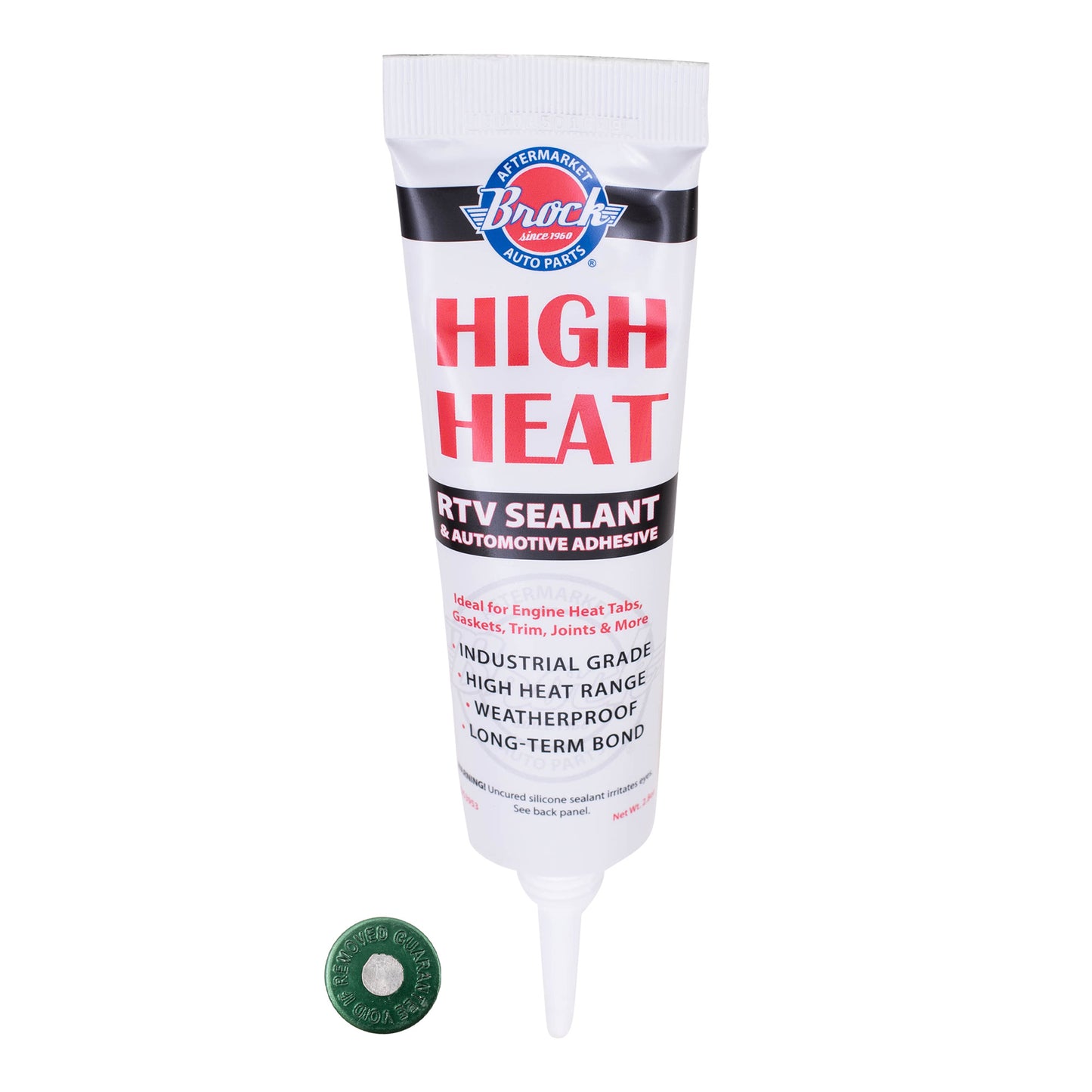 Brock Diesel Engine Heat Tabs with High Heat Adhesive - Guaranteed Accurate - Center Melts At 240-250F/115-121C - 100 Heat Tabs Per Tube