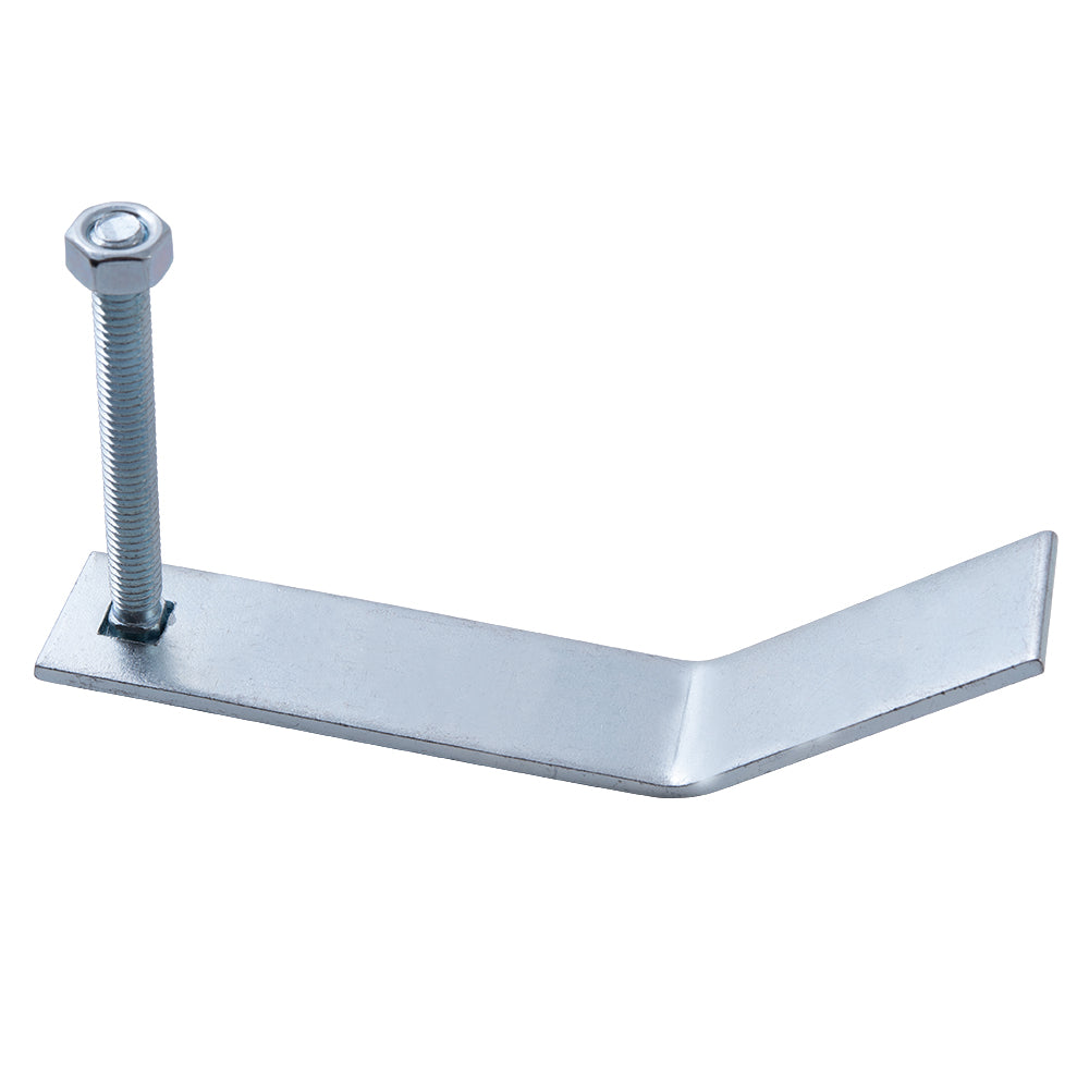 Brock Torque Converter Retainer Brackets 1/8 Inch Heavy Duty Galvanized Steel - Pre-Assembled With 3 Inch Carriage Bolts And Nuts Box Of 50