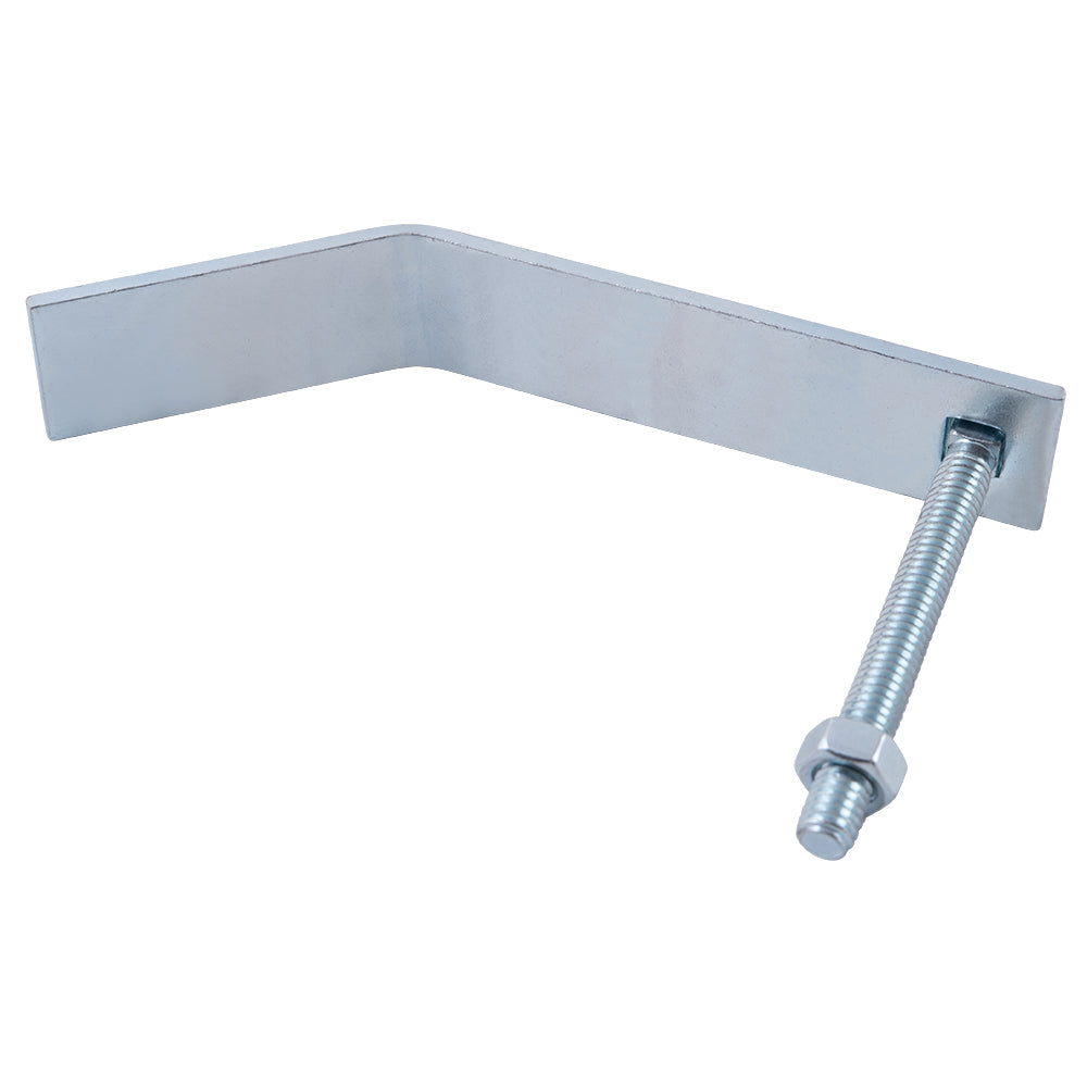 Brock Torque Converter Retainer Brackets 1/8 Inch Heavy Duty Galvanized Steel - Pre-Assembled With 3 Inch Carriage Bolts And Nuts Box Of 50