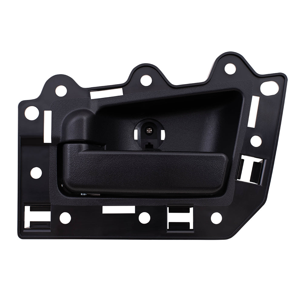 Inside Door Handle for 05-10 Jeep Grand Cherokee Drivers Rear Black w/ Housing