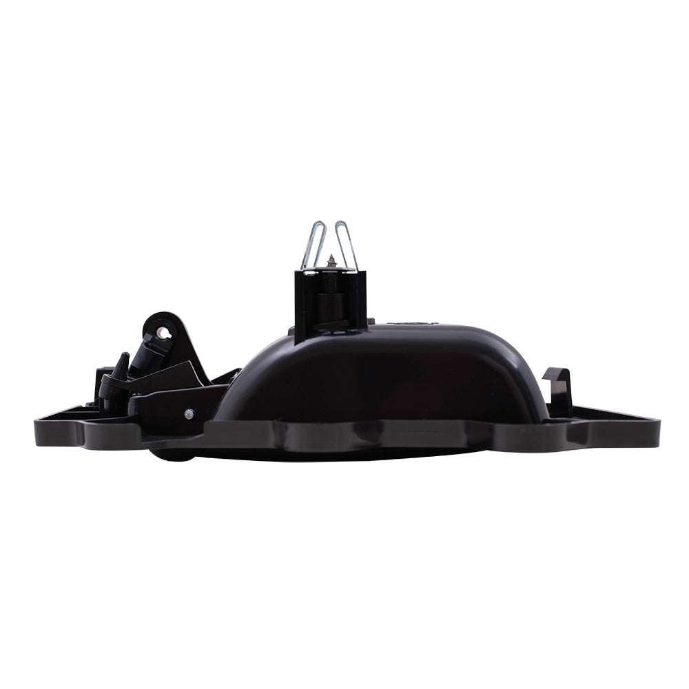 Inside Door Handle for 05-10 Jeep Grand Cherokee Drivers Rear Black w/ Housing