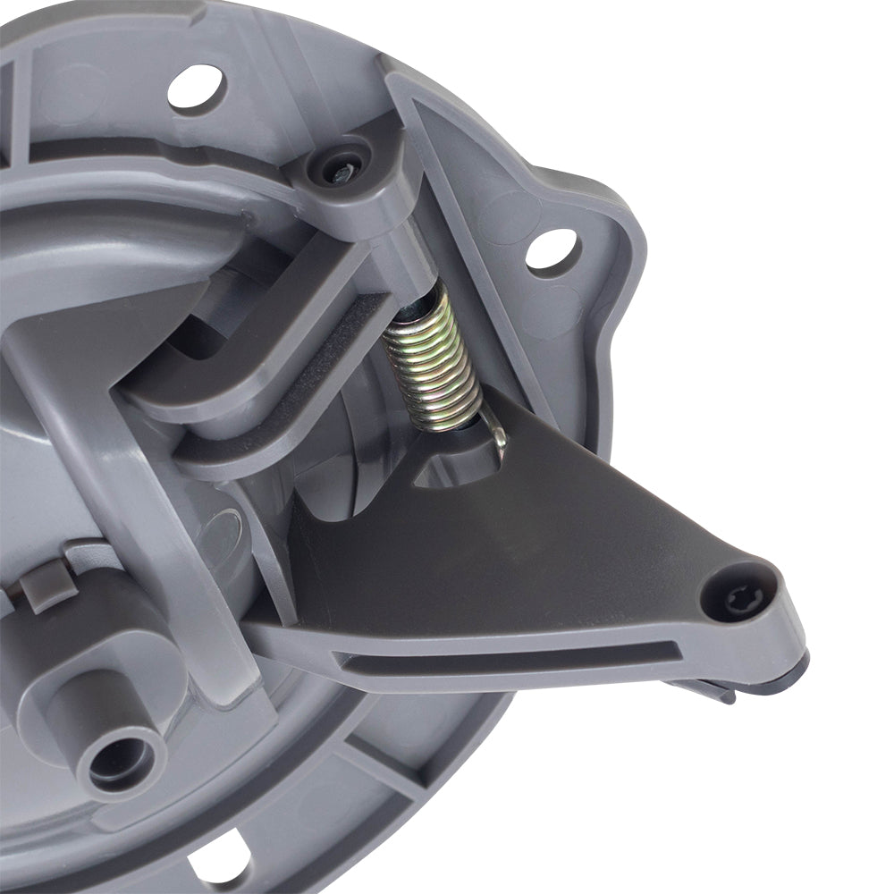 Brock Replacement Drivers Set Inside Interior Gray Door Handle with Gray Housing Repair Kits Compatible with 05-07 Liberty SUV YB43BD5AA-K