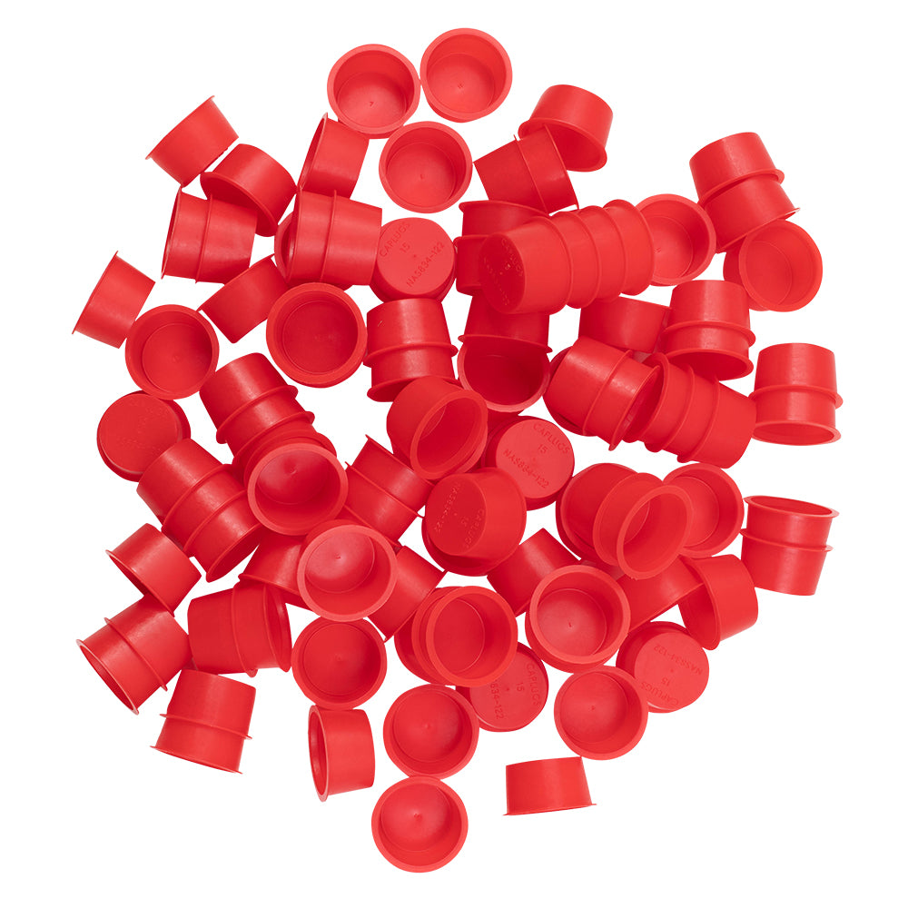 100 Piece Set Bag Transmission 15 type Caplugs Tail Shaft End Port Fluid Yolk Cap Plugs for Auto Repair Shop DIY