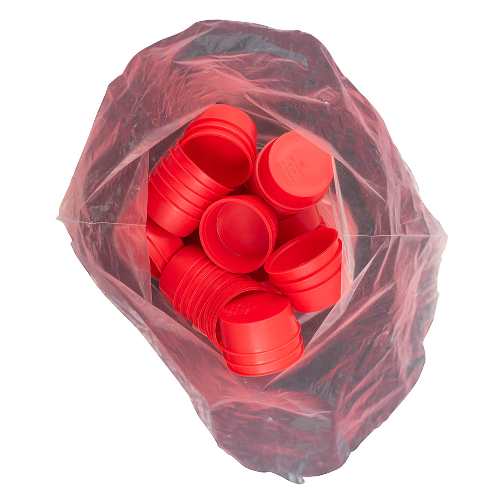 100 Piece Set Bag Transmission Caplugs 43A type Tail Shaft End Port Fluid Cap Yolk Output Plugs for Auto Repair Shop DIY