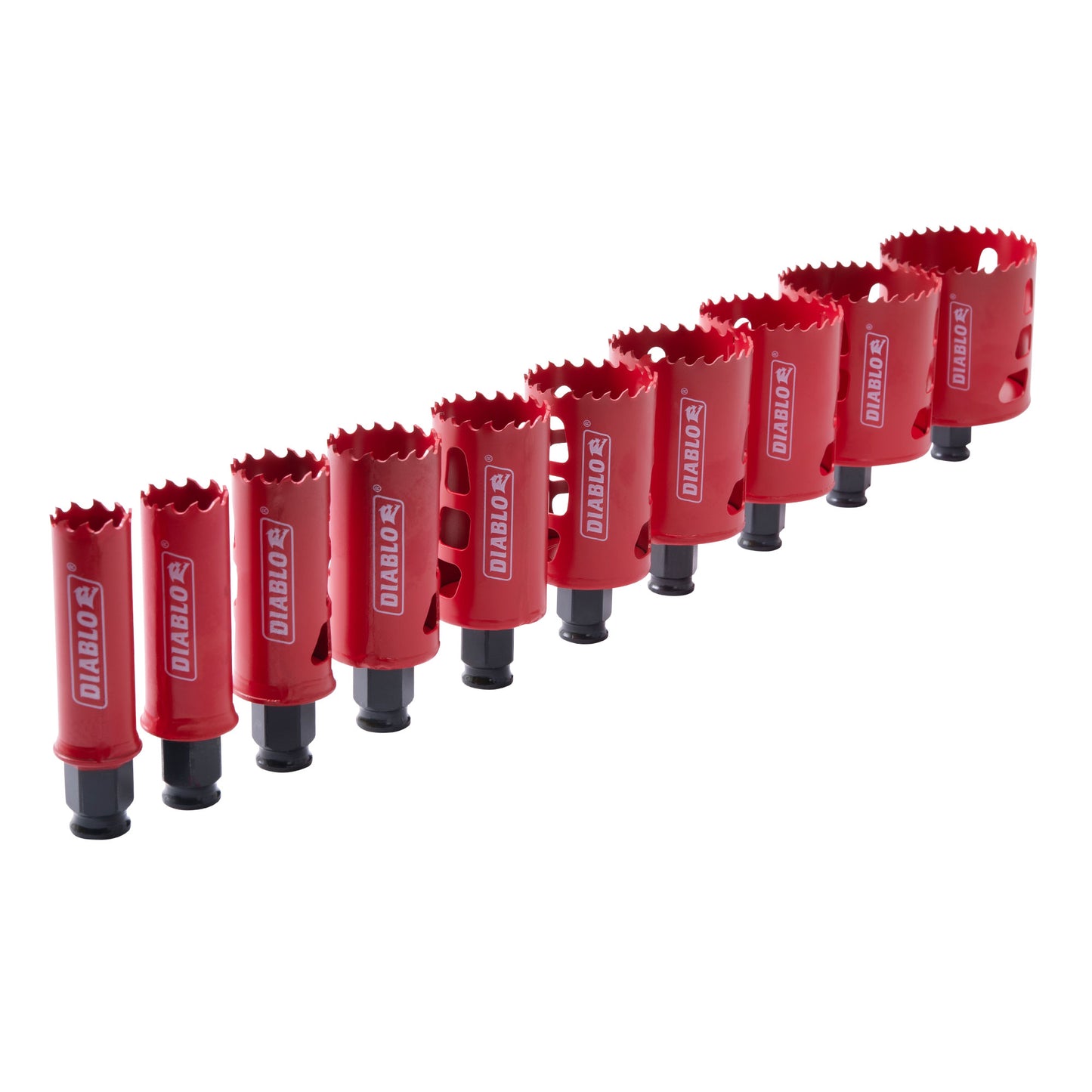 Diablo DHS14SGP General Purpose Bi-Metal Hole Saw 14 Piece Set