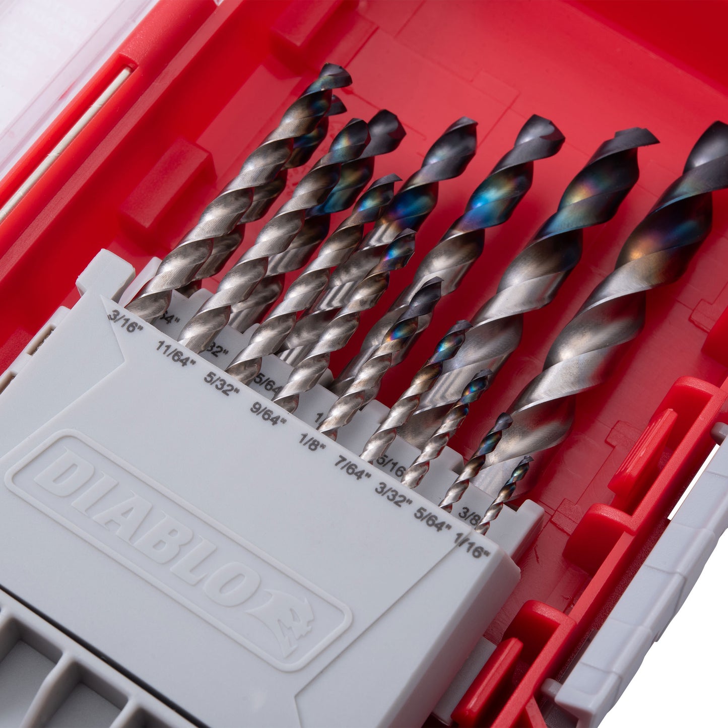 Diablo DMD-S15T Metal Demon Drill Bits Set for Mild, Hardened and Stainless Steels 15 Piece Set