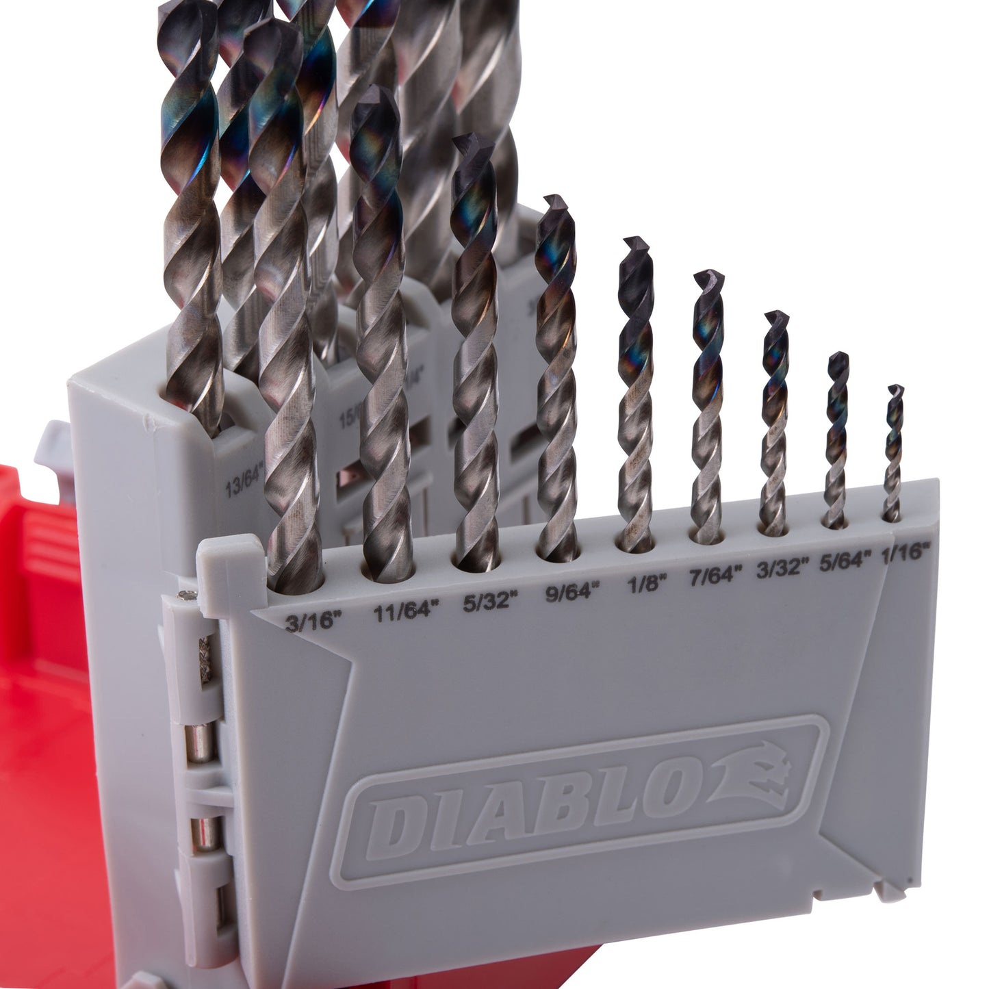 Diablo DMD-S15T Metal Demon Drill Bits Set for Mild, Hardened and Stainless Steels 15 Piece Set