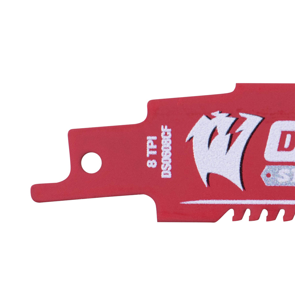Diablo Steel Demon Carbide Reciprocating Saw Blade For Thick Metal (3/16 Inch to 9/16 Inch) For Boron Steel-Ultra High Strength Steel-Stainless Steel-Cast Iron 6 Inch by 1 Inch 8 TPI 3 Pack