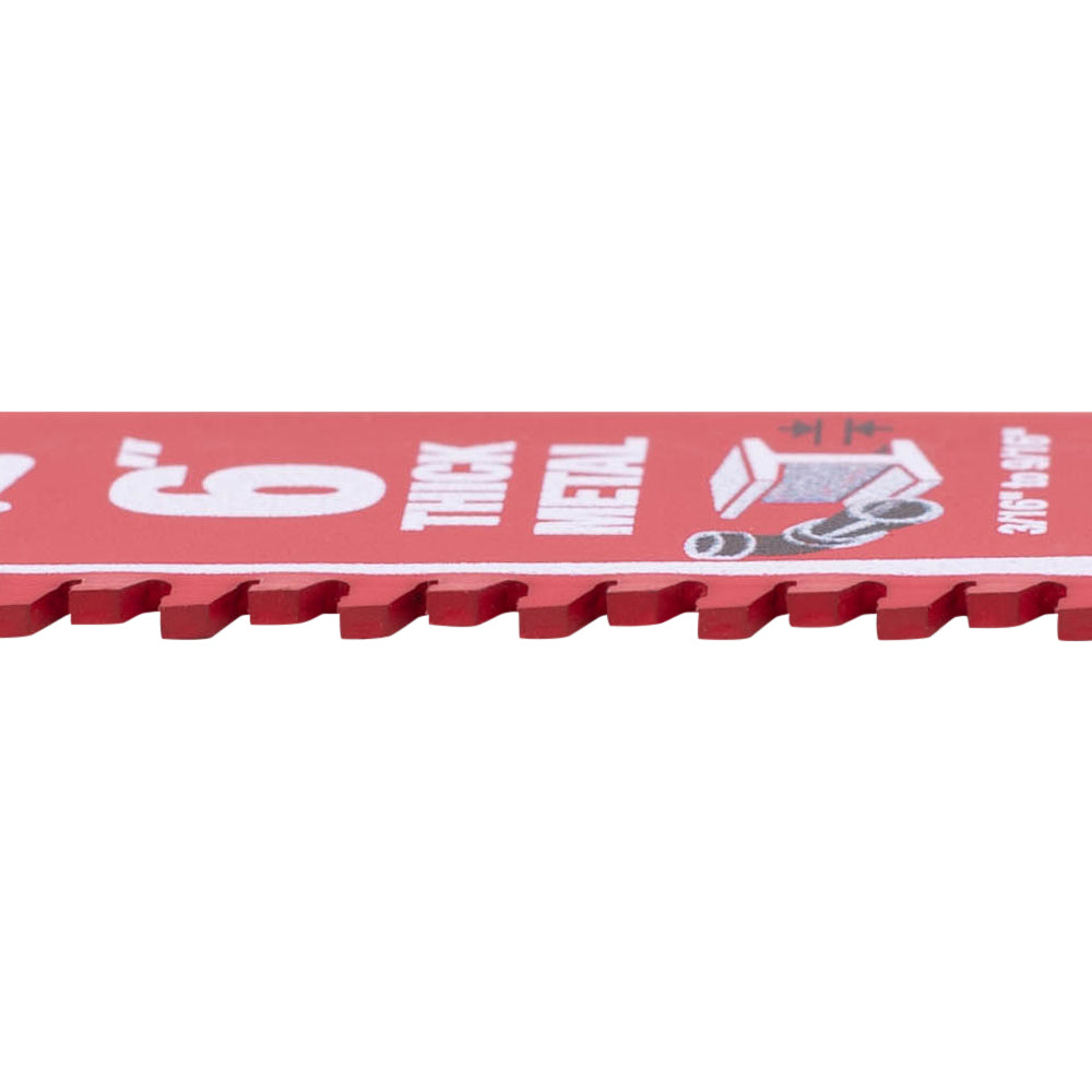 Diablo Steel Demon Carbide Reciprocating Saw Blade For Thick Metal (3/16 Inch to 9/16 Inch) For Boron Steel-Ultra High Strength Steel-Stainless Steel-Cast Iron 6 Inch by 1 Inch 8 TPI 3 Pack