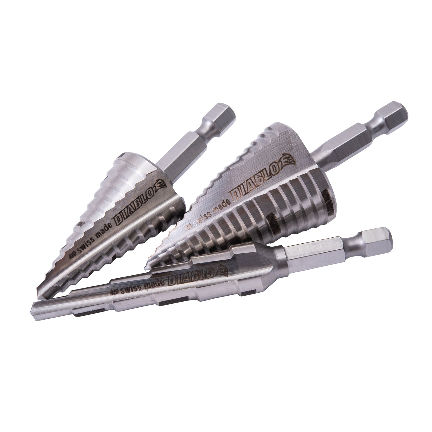 Diablo DSDS003 Impact Step Drill Bits For Metal Less Than 1/8 Inch 3 Piece Set