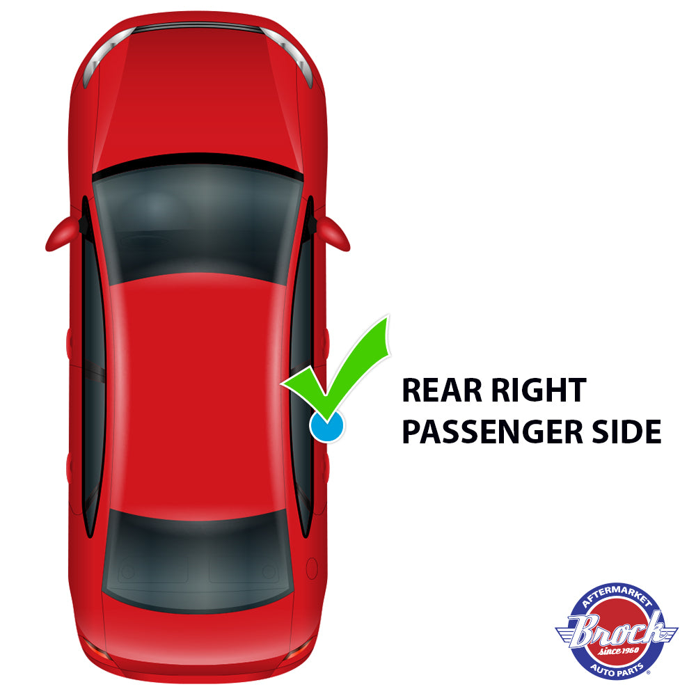 Brock Replacement LED Tail Light Compatible with 07-09 E-Class Sedan Appearance Package Passenger Smoked Back Up Lens 2118202664 211 820 26 64