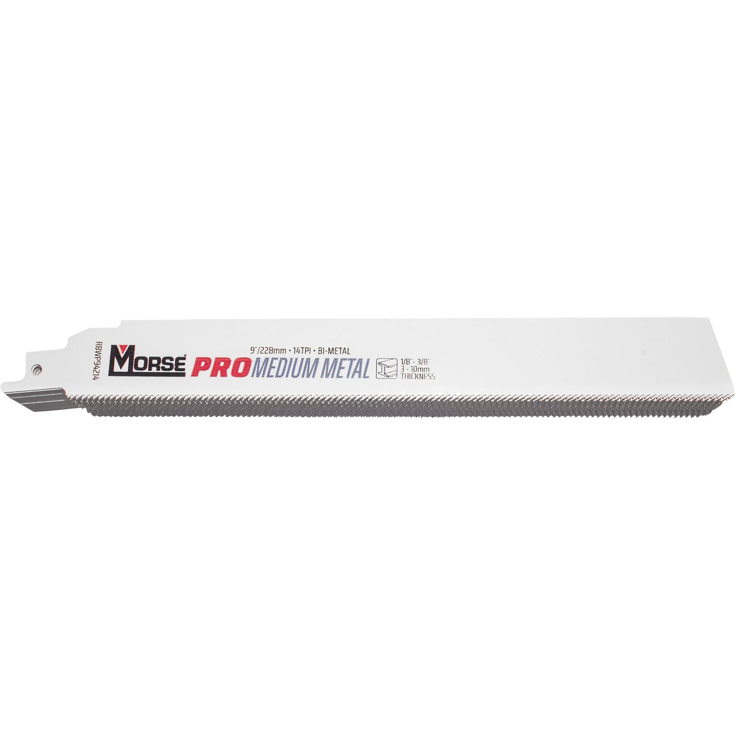 Morse Bi-Metal Pro Medium Metal  Reciprocating Saw Blade 9" x 1" x .42" 14 TPI 25 Pack