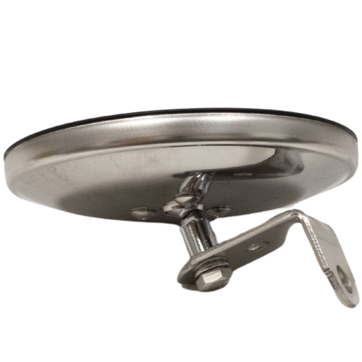 Brock Replacement Universal Convex Side Mirror 5" Stainless Steel with Bracket