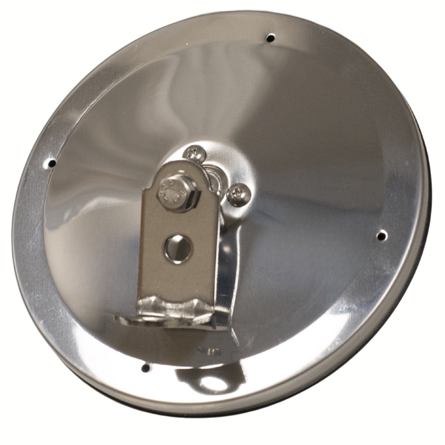 Brock Replacement Universal Convex Stainless Steel 6" Side Mirror with Bracket