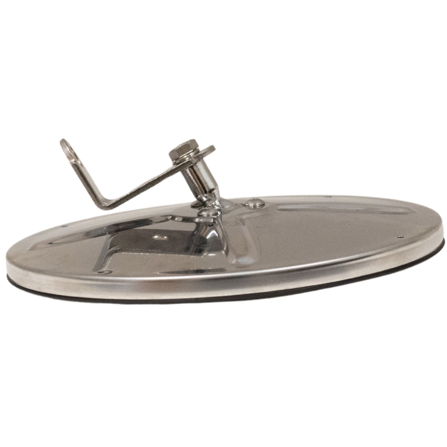 Brock Replacement Universal Convex Stainless Steel 7" Round Side Mirror with L Bracket