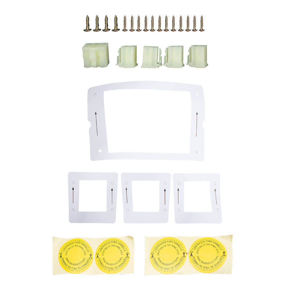 Brock Replacement Universal Electric Power Window Regulator Spal Type Conversion Kit for 4- Door Pickup SUV Van Car