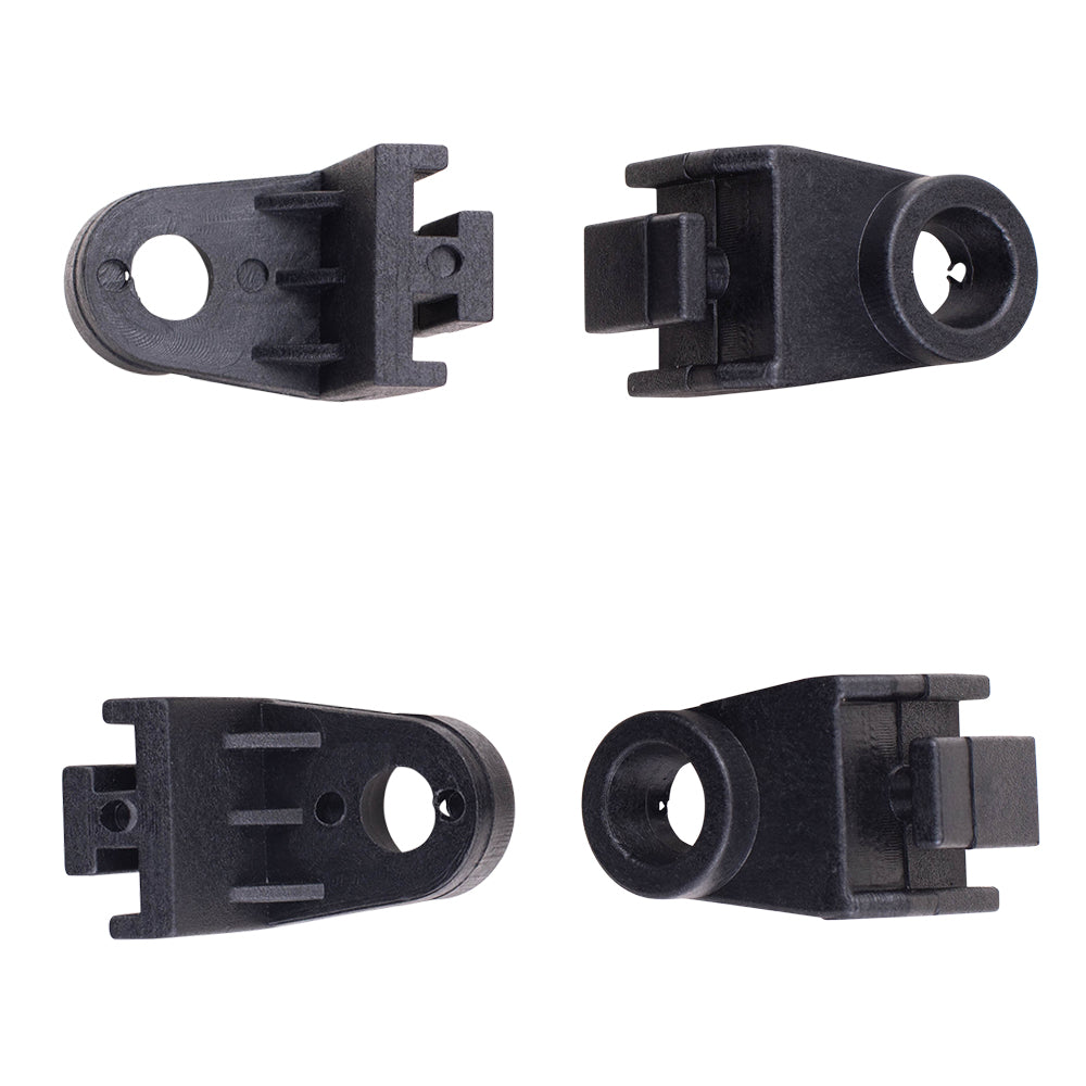 Brock Replacement Universal 10" Radiator Condenser Slim Push Pull Cooling Fan w/Mounting Kit S Blade 12V 70W Compatible with Pickup Hot Rod Classic Car Van