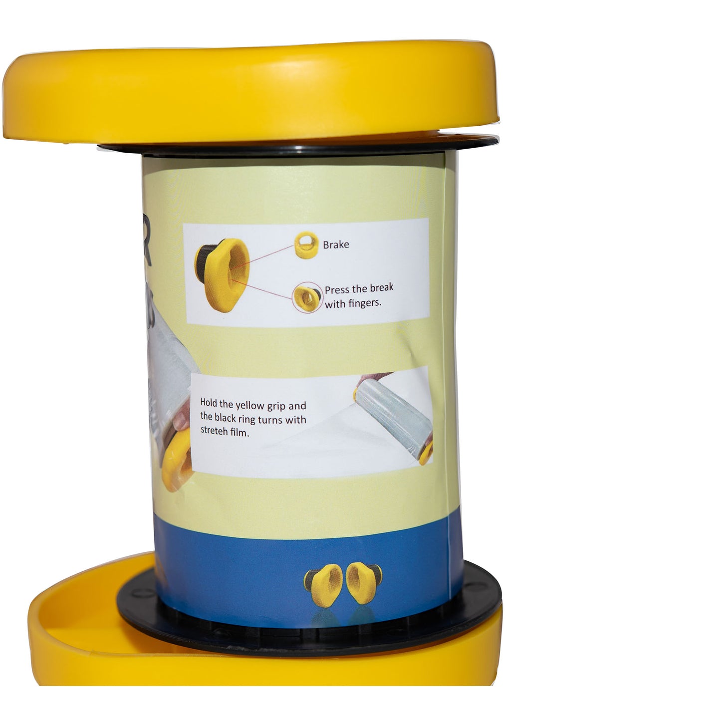 Brock Hand-Saver Stretch Wrap Film Dispenser With Tension Control For 3 Inch Core Rolls 2 Piece Set - Use With ADS3560C - ADS3562C - ADS3562C-BK - ADS3562C-BU - ADS0453C