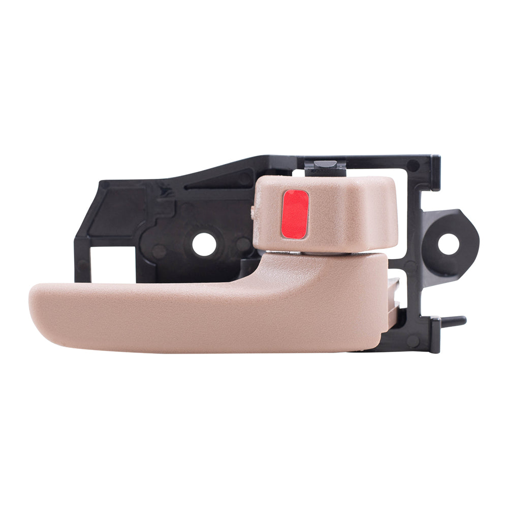 AUTOANDART Brock Replacement Driver and Passenger Inside Inner Tan Door Handles Compatible with Camry Sienna Van 69206AA010B0 69205AA010E1