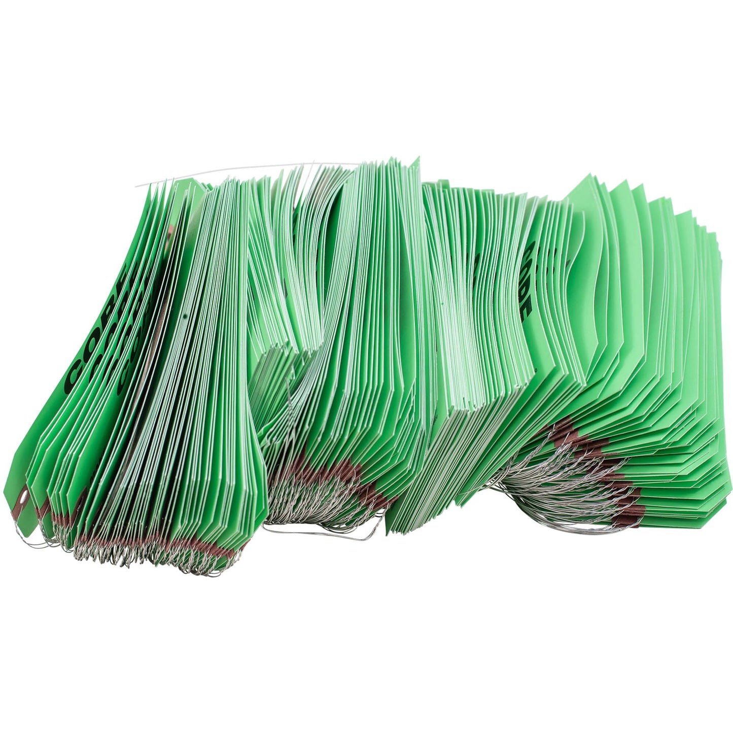 ‘CORE’ Parts Tag With Wire Attached - 5 3/4 Inch x 2 7/8 Inch Bright Green Heavy Card Stock With Reinforced Eyelet- Includes Pen - 250 Tags Per Box