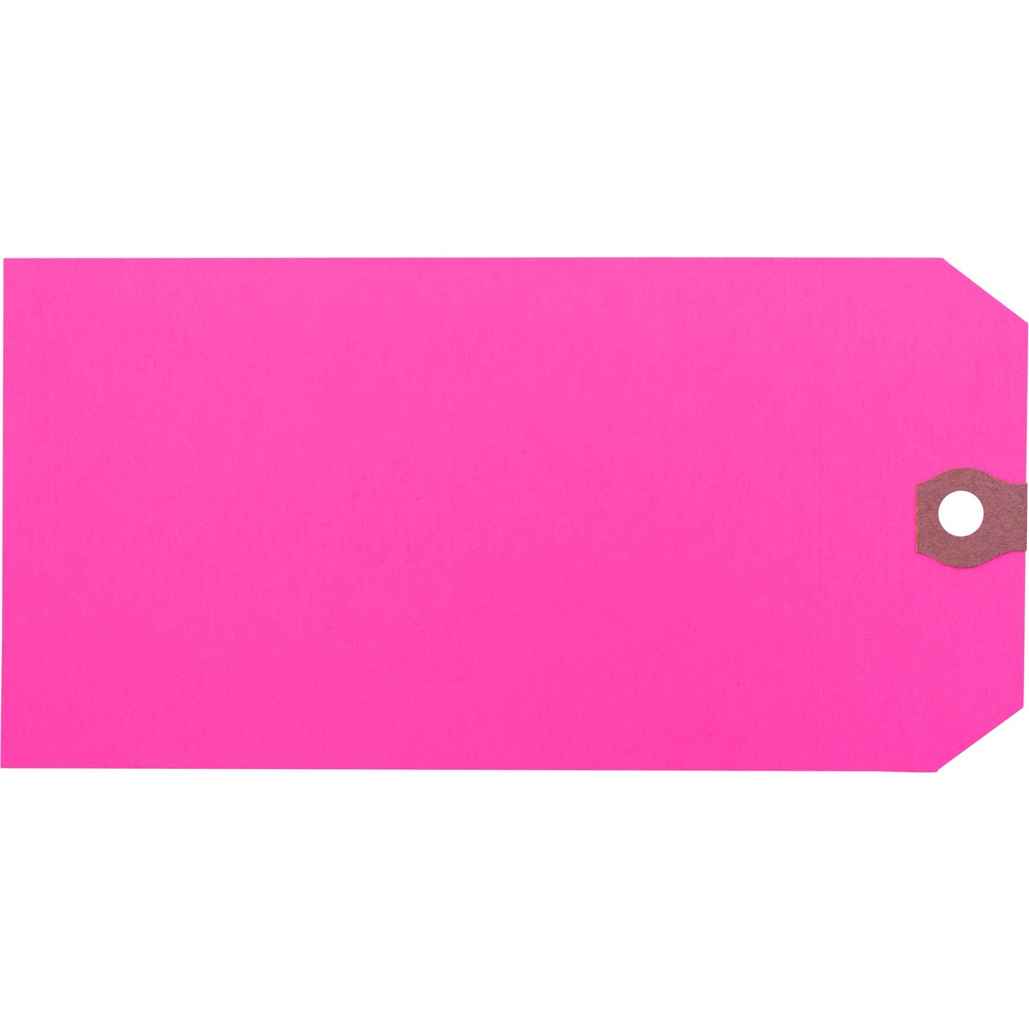 ‘WARNING – ALL OIL & LUBRICATING FLUID HAS BEEN DRAINED!’ Parts Tag 5 3/4 Inch x 2 7/8 Inch Pink Heavy Card Stock With Reinforced Eyelet – 250 Tags Per Box
