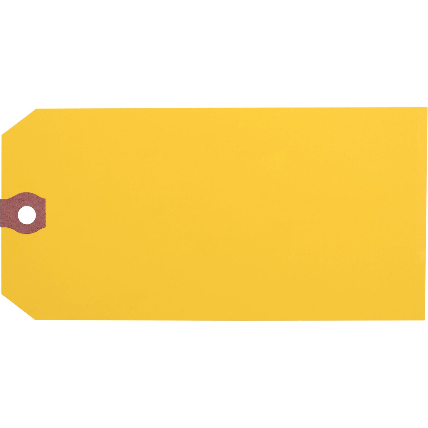 ‘SOLD’ Parts Tag - 5 3/4 Inch x 2 7/8 Inch Yellow Heavy Card Stock With Reinforced Eyelet - 250 Tags Per Box