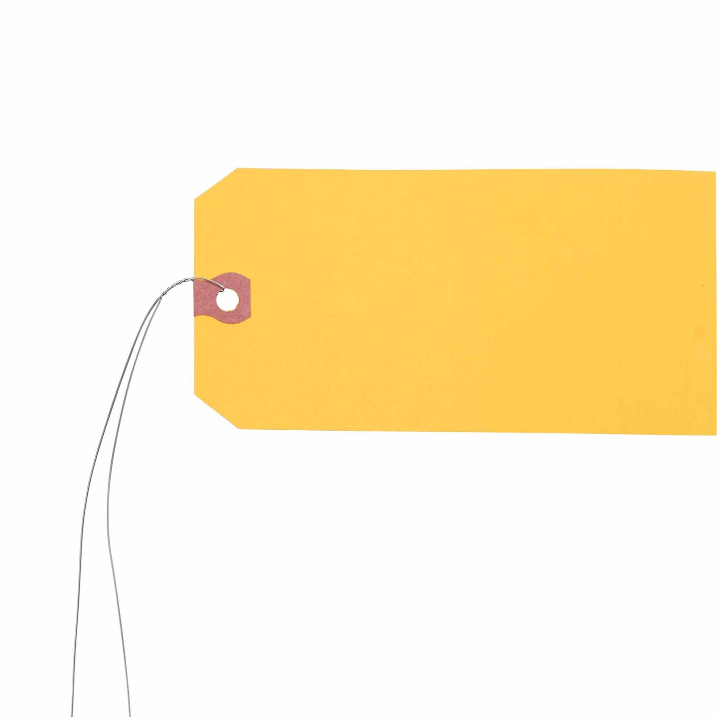 ‘SOLD’ Parts Tag With Wire Attached - 5 3/4 Inch x 2 7/8 Inch Yellow Heavy Card Stock With Reinforced Eyelet- Includes Pen - 250 Tags Per Box