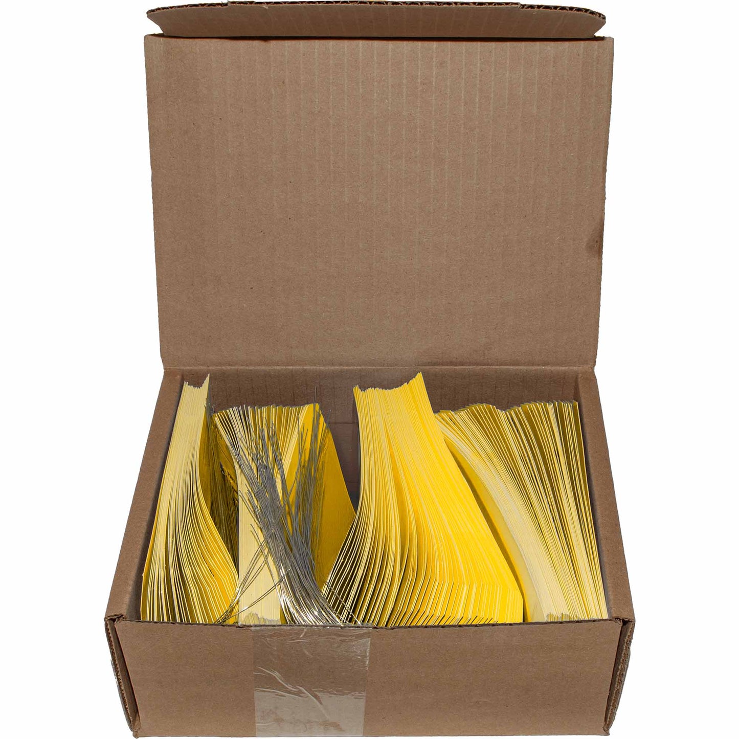‘SOLD’ Parts Tag With Wire Attached - 5 3/4 Inch x 2 7/8 Inch Yellow Heavy Card Stock With Reinforced Eyelet- Includes Pen - 250 Tags Per Box