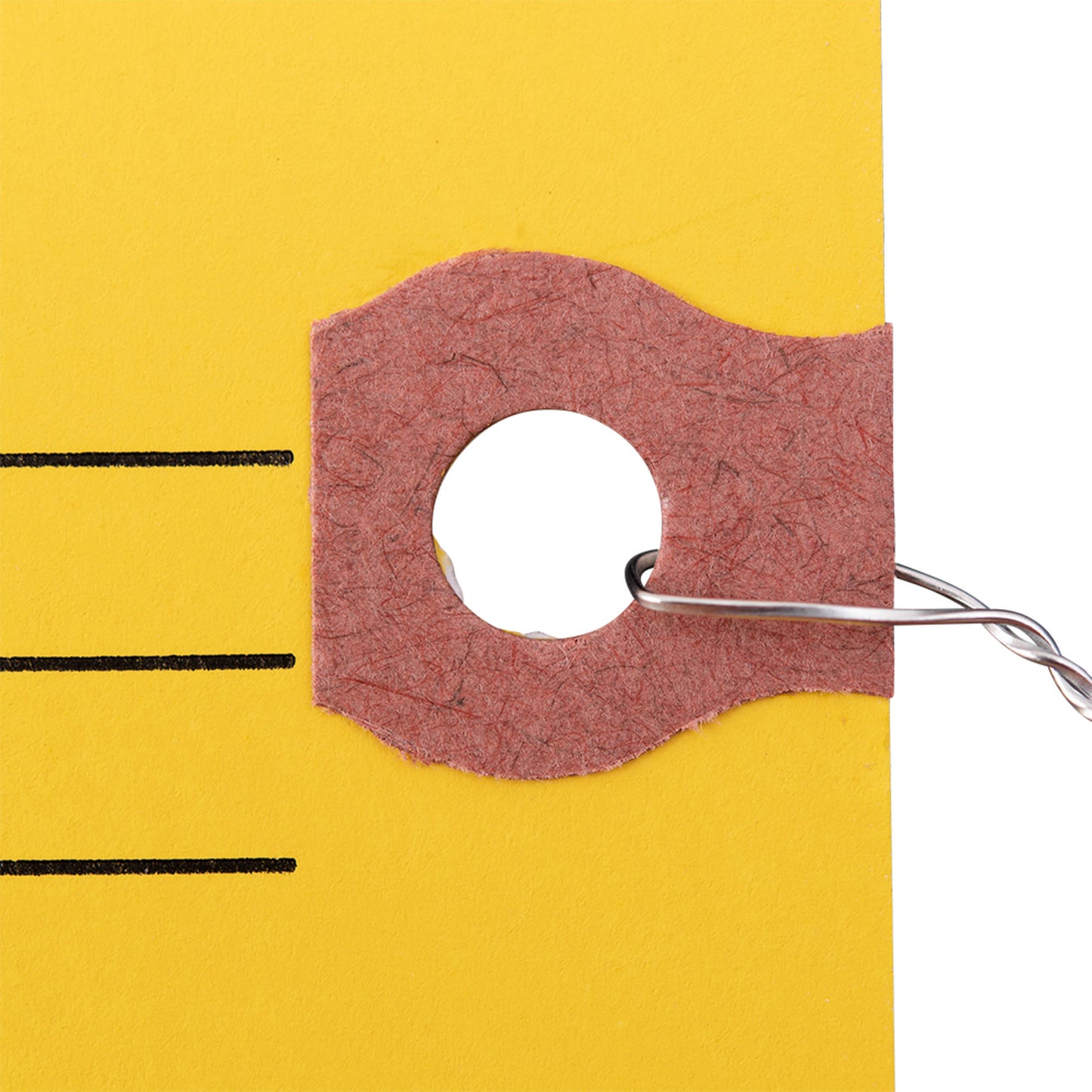 ‘SOLD’ Parts Tag With Wire Attached - 5 3/4 Inch x 2 7/8 Inch Yellow Heavy Card Stock With Reinforced Eyelet- Includes Pen - 250 Tags Per Box