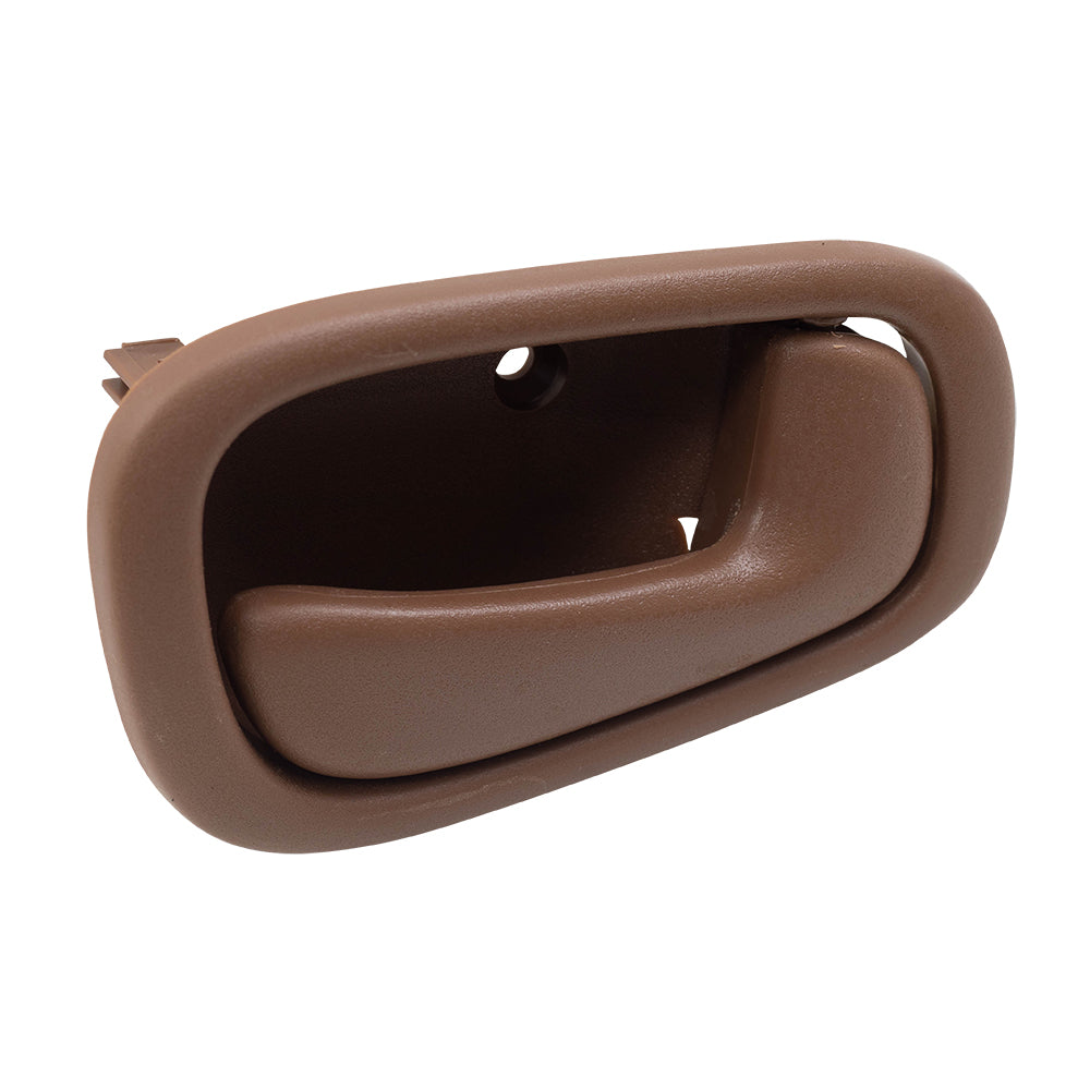 Inside Door Handle for 98-02 Toyota Corolla Chevy Prizm Passengers Dark Brown