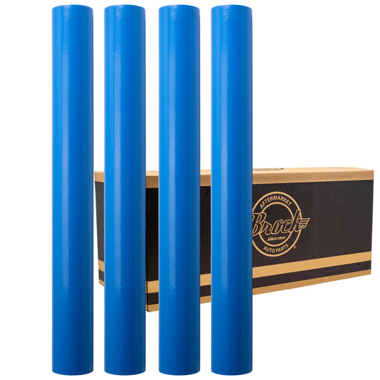 Brock Blue Collision Crash Wrap Film With UV Inhibitor - 36 Inches x 100 Feet (91cm x 30m) – 4 mil - For Auto-Truck-Boat Transportation and Storage 4 Rolls/Case