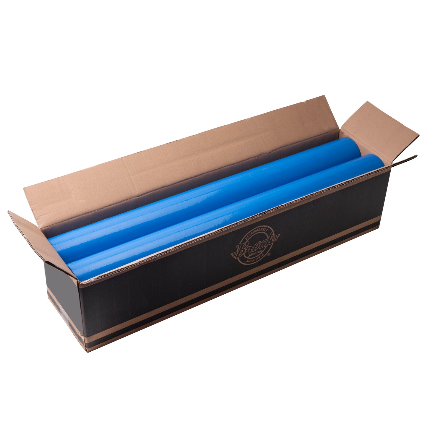 Brock Blue Collision Crash Wrap Film With UV Inhibitor - 36 Inches x 100 Feet (91cm x 30m) – 4 mil - For Auto-Truck-Boat Transportation and Storage 4 Rolls/Case